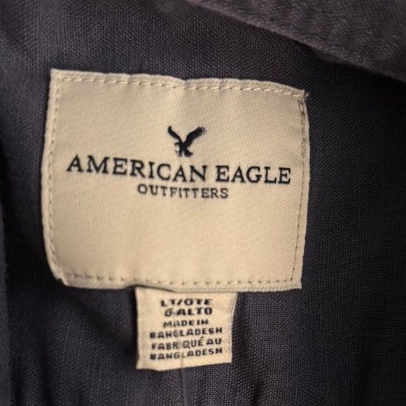 American Eagle Outfitters Purple Casual Button Down Shirt - Picture 2 of 3